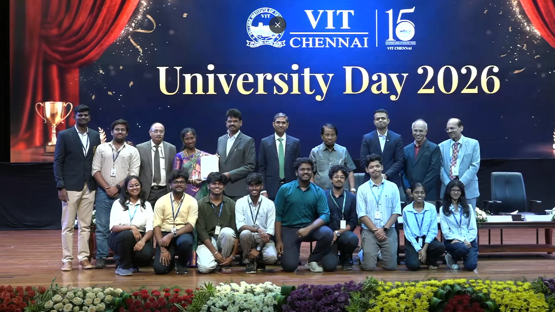 ACM VITC receiving Best Chapter Award