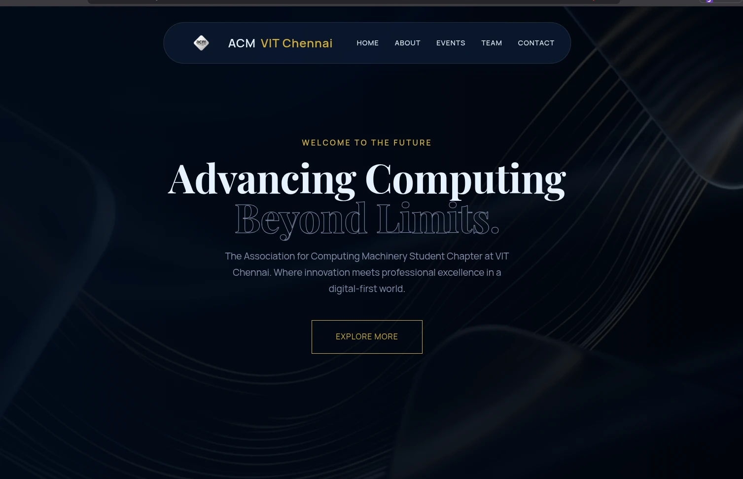 Best Technical Chapter - ACM Student Chapter VIT Chennai | Home